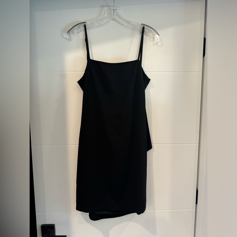 Lulus Black Mini Dress with Tie